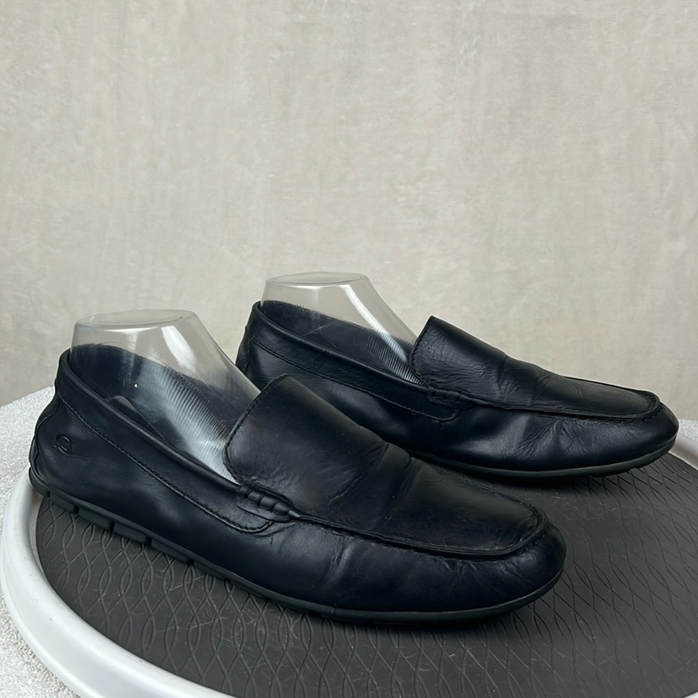 Born Black Leather Loafer Mens 10.5 comfort